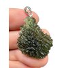 Silver moldavite pendant 6,4g