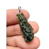 Silber Moldavit Anhänger 3,3g