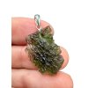 Silber Moldavit Anhänger 3,2g