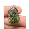 Silver moldavite pendant 2,3g
