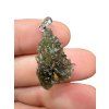 Silver moldavite pendant 2,4g