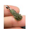 Silver moldavite pendant 1g