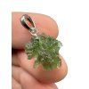 Silver moldavite pendant 1,2g