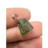 Silber Moldavit Anhänger 1,2g
