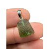 Silver moldavite pendant 1,2g