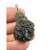 Silver moldavite pendant 8,8g