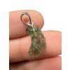 Silver moldavite pendant 0,8g