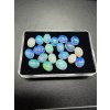 20 pcs precious opal cabochons – Welo, Ethiopia