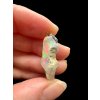 Silver precious opal pendant