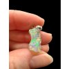 Silver precious opal pendant