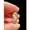 Silver precious opal pendant