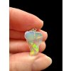 Silver precious opal pendant