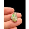 Silver precious opal pendant