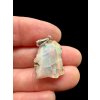 Silver precious opal pendant