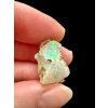 Silver precious opal pendant
