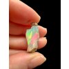 Silver precious opal pendant