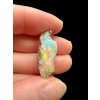 Silver precious opal pendant