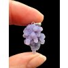 Silver grape chalcedony pendant