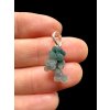 Silver grape chalcedony pendant