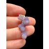 Silver grape chalcedony pendant