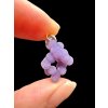 Silver grape chalcedony pendant