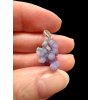 Silver grape chalcedony pendant