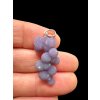 Silver grape chalcedony pendant