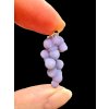 Silver grape chalcedony pendant