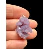 Silver grape chalcedony pendant