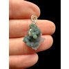 Silver grape chalcedony pendant