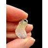Silver precious opal pendant