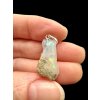 Silver precious opal pendant