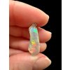 Silver precious opal pendant
