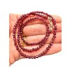 Garnet necklace 45 cm (3,5mm)