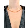 Carnelian necklace 45 cm (3mm)