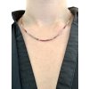 Multicolor spinel necklace 45 cm (2mm)