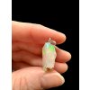 Silver precious opal pendant