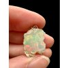 Silver precious opal pendant