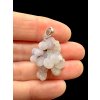 Silber Traubenchalcedon Anhänger