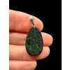 Silver pendant from Australian opal
