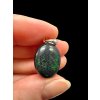Silver pendant from Australian opal