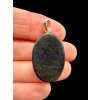 Silver pendant from Australian opal