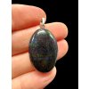 Silver pendant from Australian opal