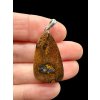 Silberanhänger aus australischem Boulder-Opal