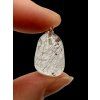 Silver pendant made of crystal with rutile – Brazil