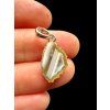 Silver pendant from Tabasco Agate Geode