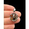 Yin and Yang pendant made from the Aletai and Sericho meteorites