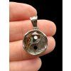 Yin and Yang pendant made from the Aletai and Sericho meteorites