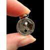 Yin and Yang pendant made from the Aletai and Sericho meteorites