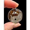 Yin and Yang pendant made from the Aletai and Sericho meteorites